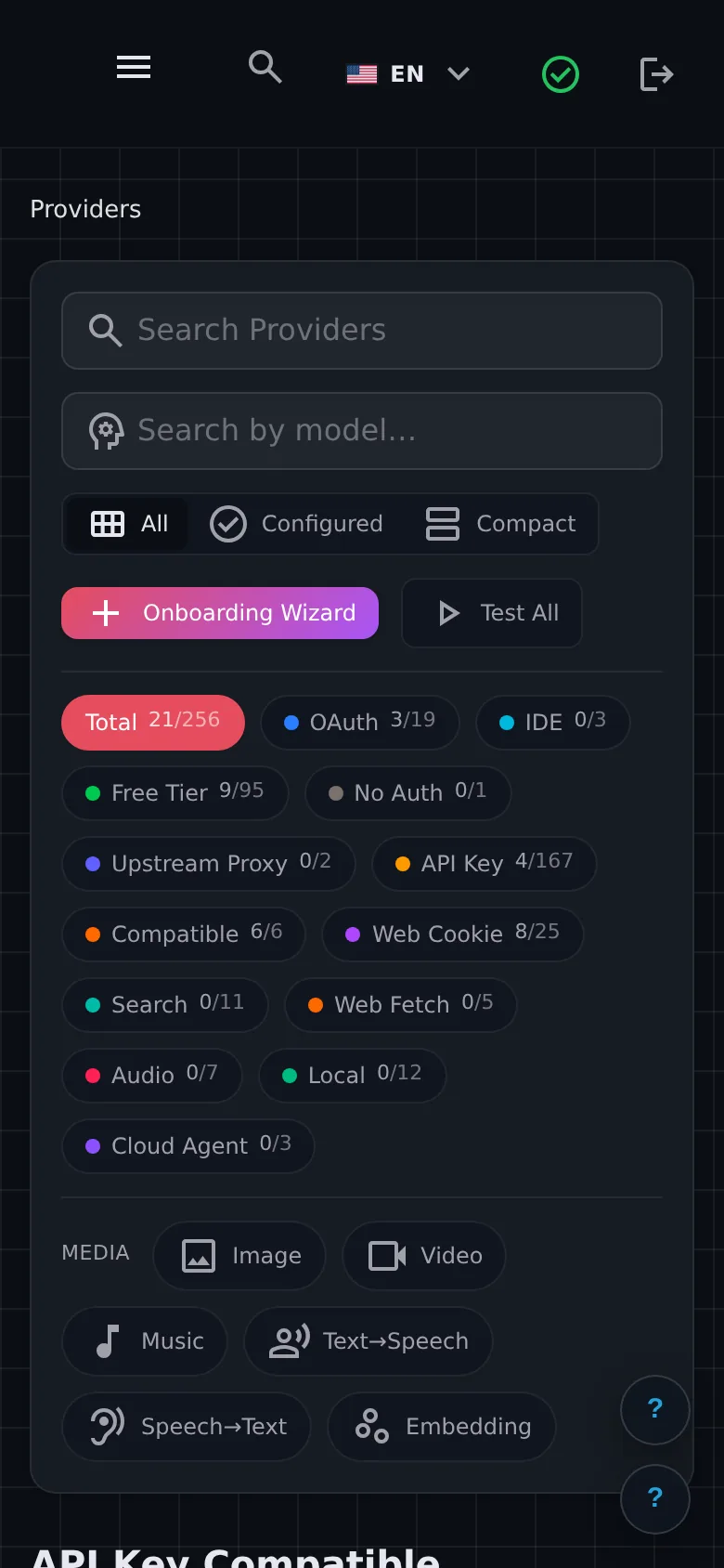 The router console on mobile: real 30-day usage totals and analytics.